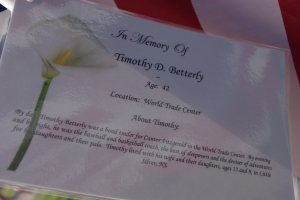 Timothy D. Betterly worked in the World Trade Center, but in his off hours served as a devoted husband and father.