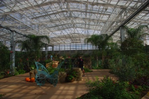 The Conservatory resembles a tropical paradise.